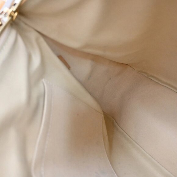 LOUIS VUITTON Siracusa MM Shoulder Bag Damier Azur Leather White - Picture 11 of 16